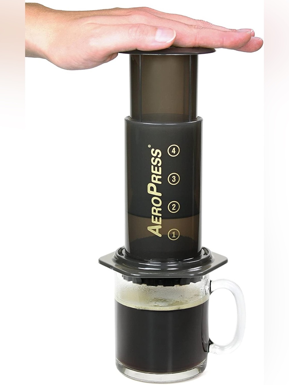 Aerobie AeroPress Portable Coffee Maker + Nylon Carrier/Tote Bag